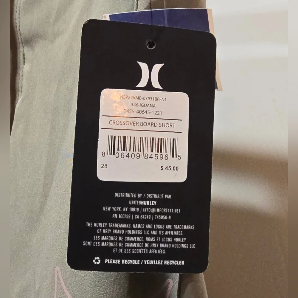 Hurley Crossover Board Shorts Swim Trunks